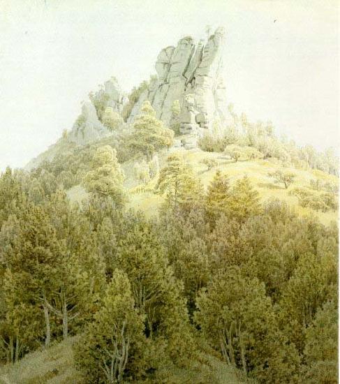 Caspar David Friedrich TheHeldsteinnearRathe